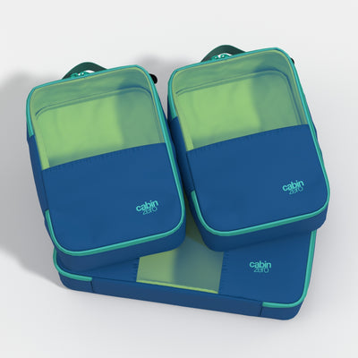 Lux Packing Cubes Set - Capri Blue