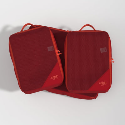 Classic Packing Cubes Set - Fiesta Red